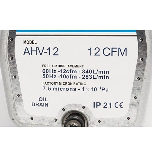 Двухступенчатый пластинчато-роторный вакуумный насос AiVac AHV-12