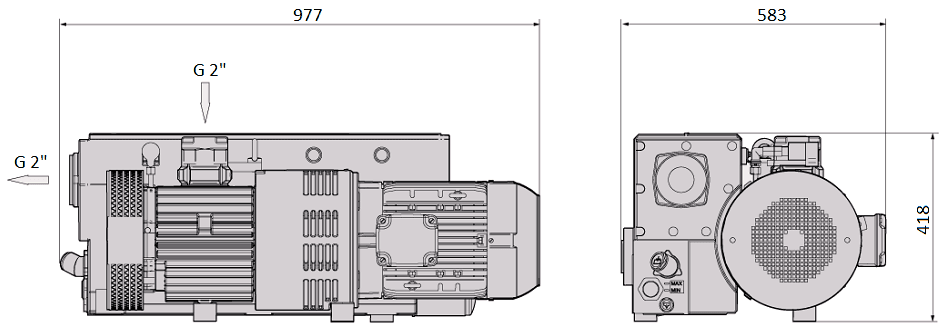 Габаритный чертеж модели Zenova RA 0305